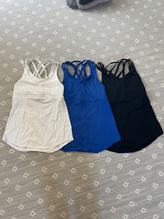 lululemon athletica Tops - Three Lululemon Beat The Heat Tank Tops